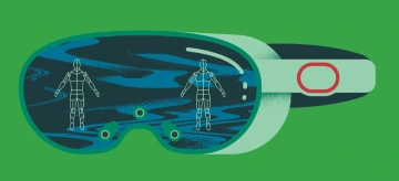 A VR Headset Volumetric Video